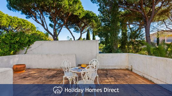 Villa Margarita balcony and outdoor table