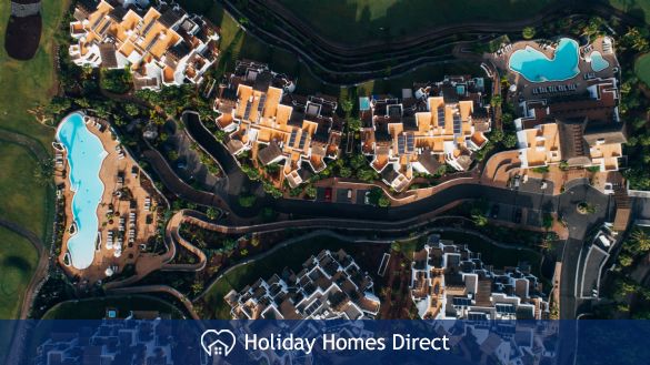 aerial view of Abama Terraces in Tenerife